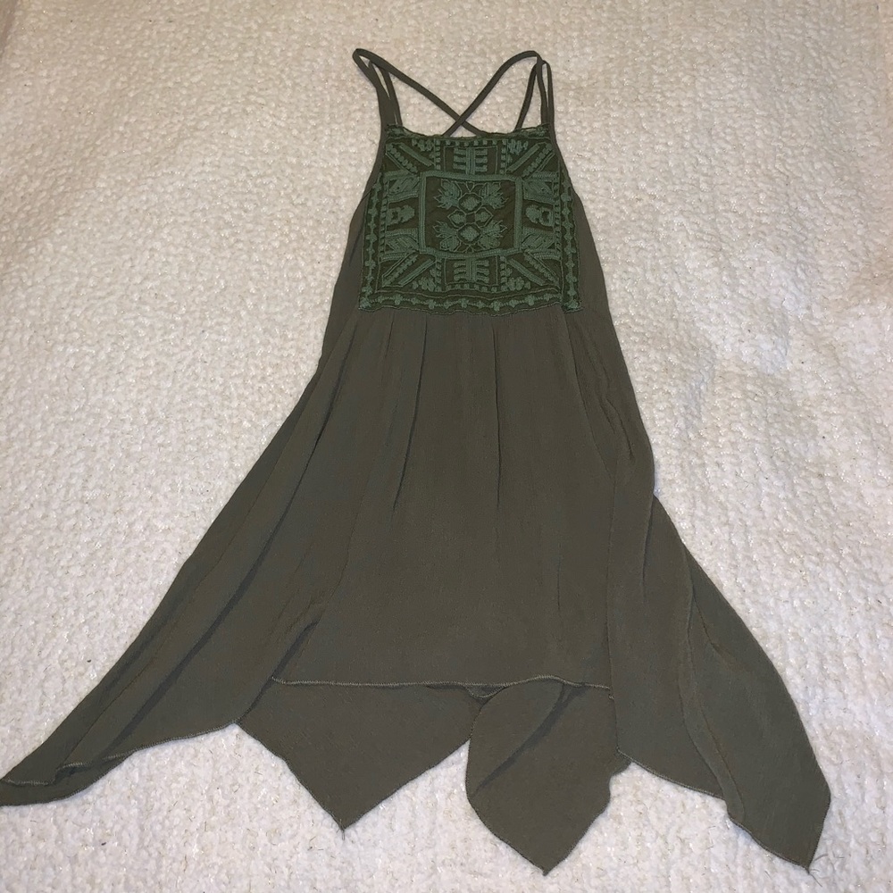 Dark green tank top